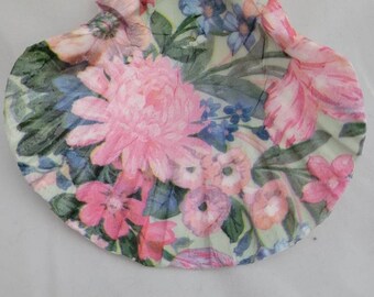 Peony Flower wedding ring dish handmade pottery IN STOCK Grammy Gift ring holder Green and Gold Heart