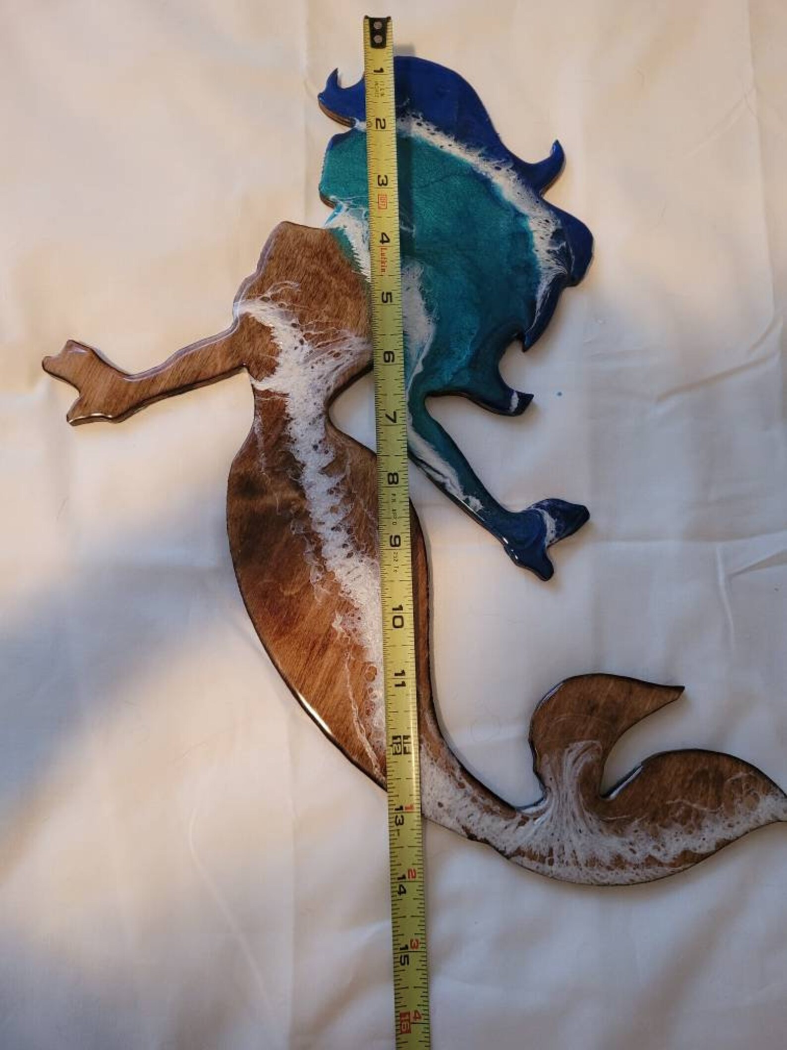 Resin Mermaid Mermaid Wall Hanging Mermaid Art Mermaid Etsy