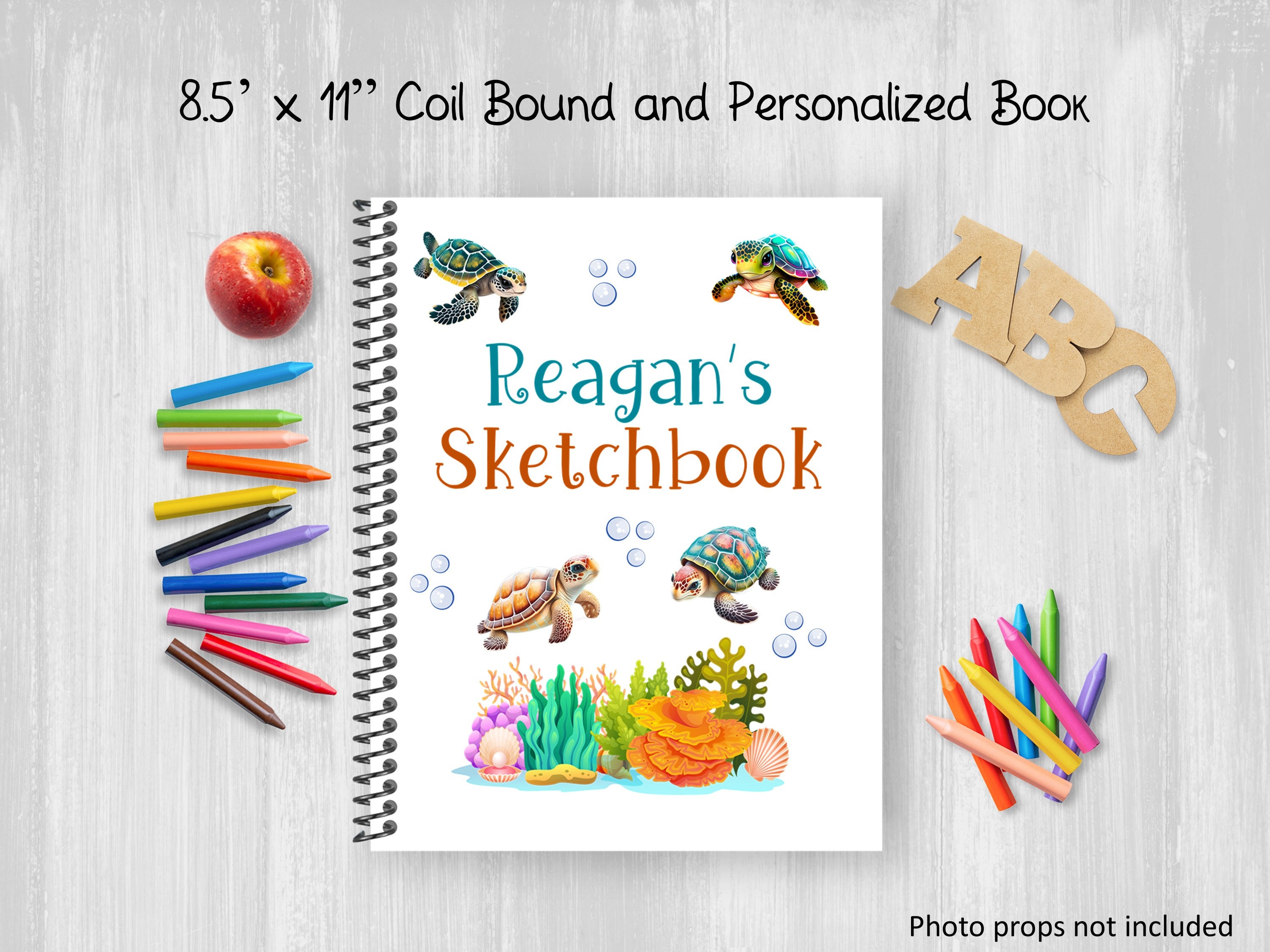 Sketch Book : 8.5 X 11 Cute Sketchbook to Draw in. Large Notebook. 100  pages Perfect for doodling and sketching for kids and teens. Make a cool