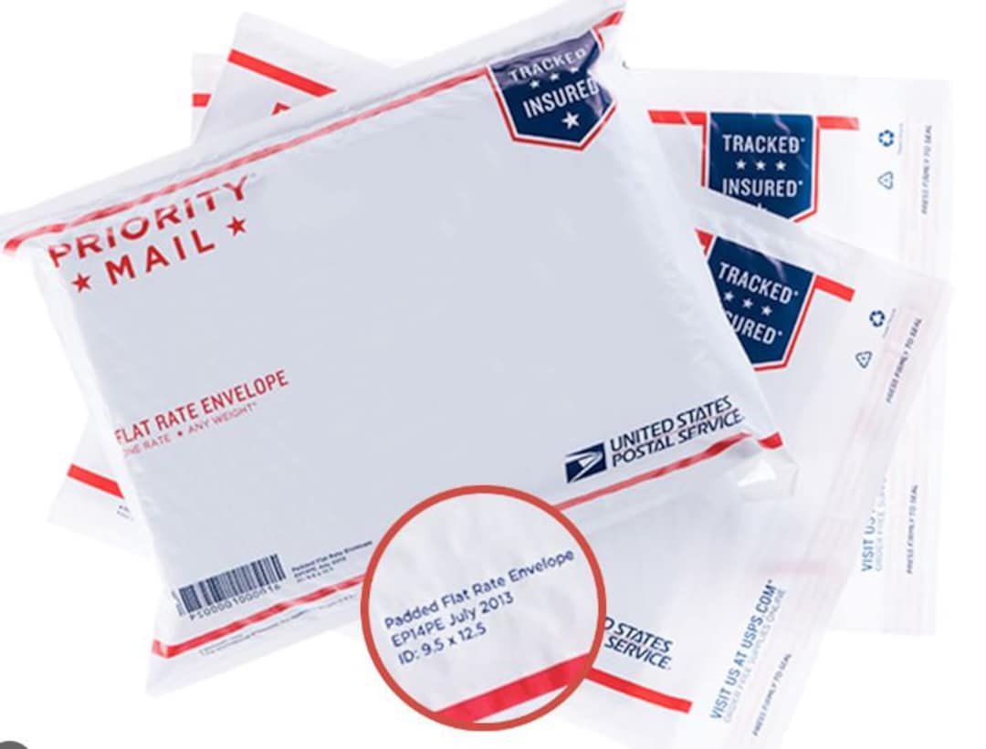 Priority Flat Rate Padded Envelope Shipping Etsy