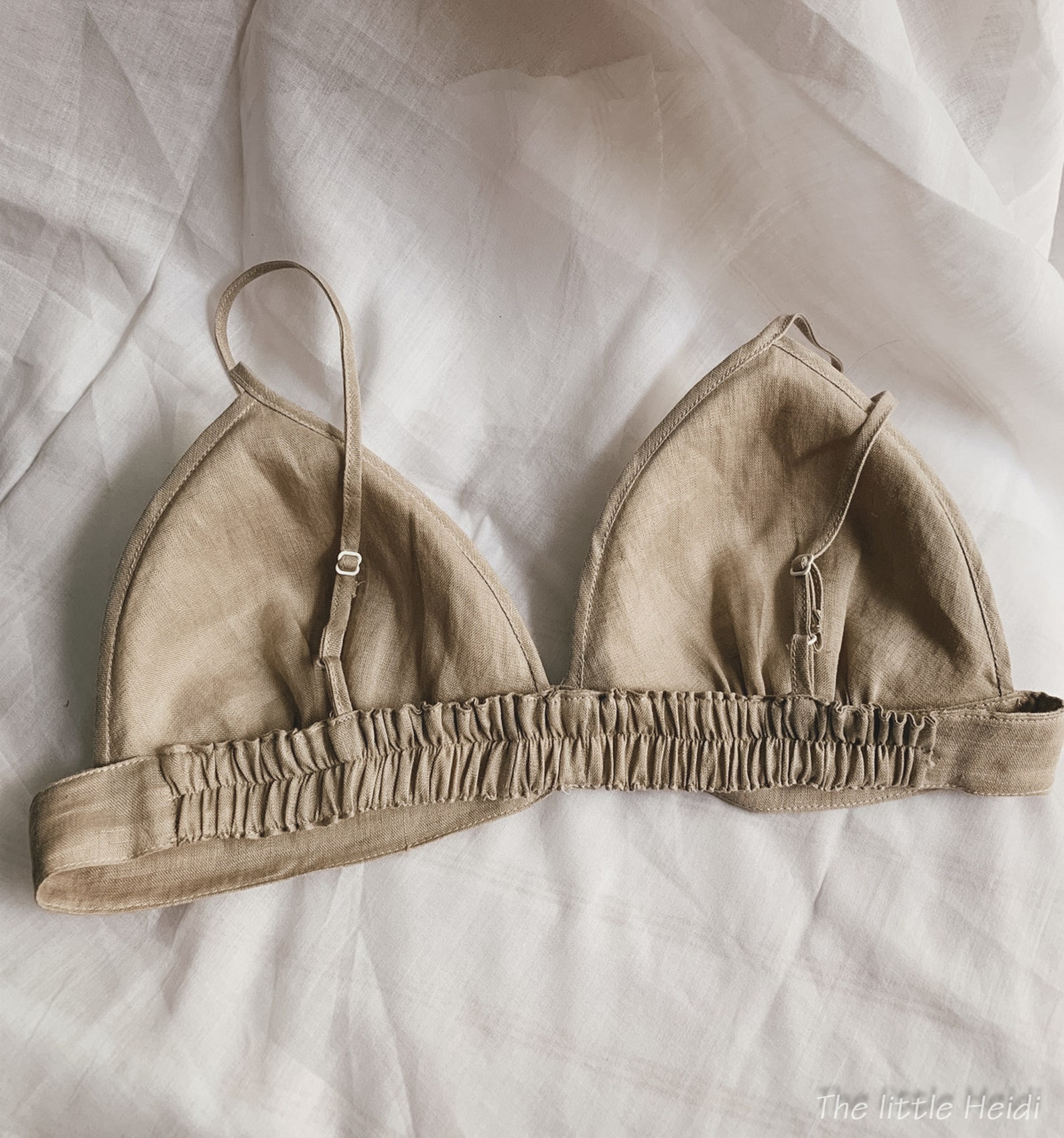 Linen Bras/ Linen Sleepwear/ Linen Home Wear/ Home Wear Bra/ Summer