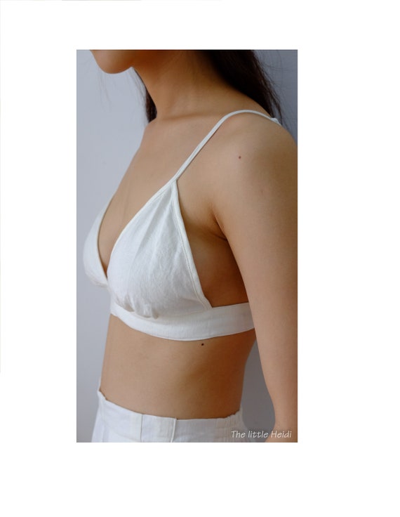 Linen Bras/ Linen Sleepwear/ Linen Home Wear/ Home Wear Bra/ Summer Linen  Bra -  Canada