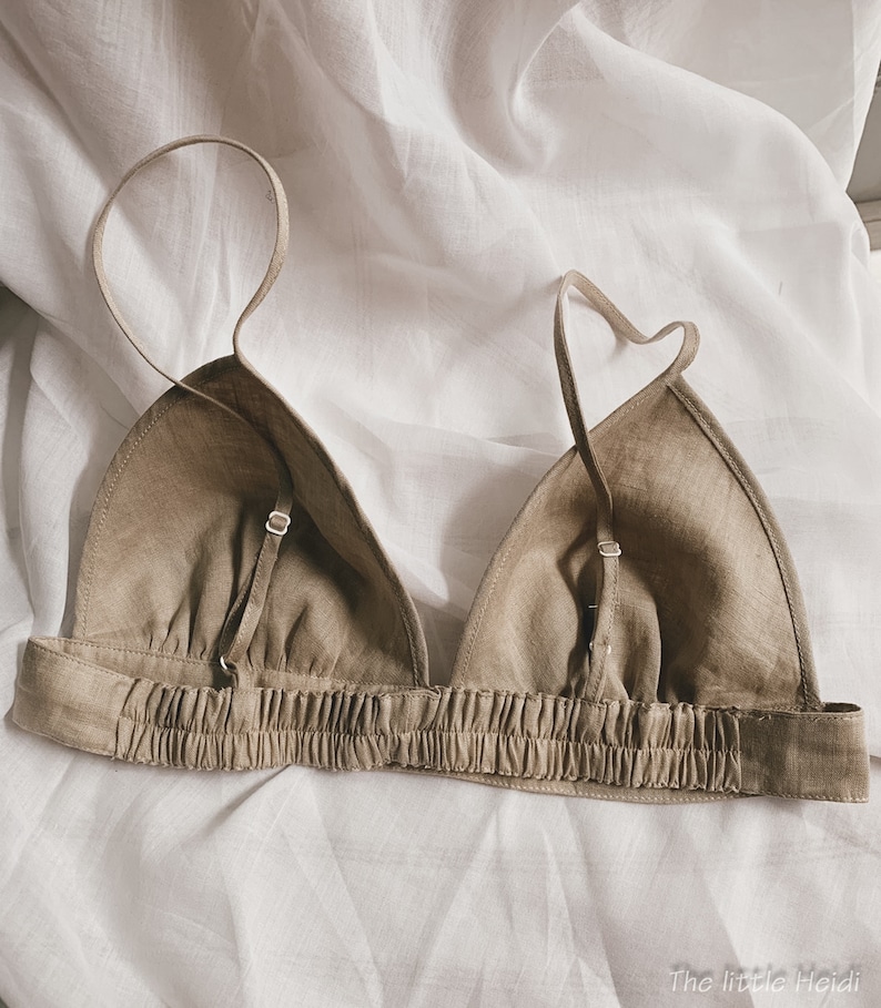 Linen Bras/ Linen Sleepwear/ Linen Home Wear/ Home Wear Bra/ Etsy