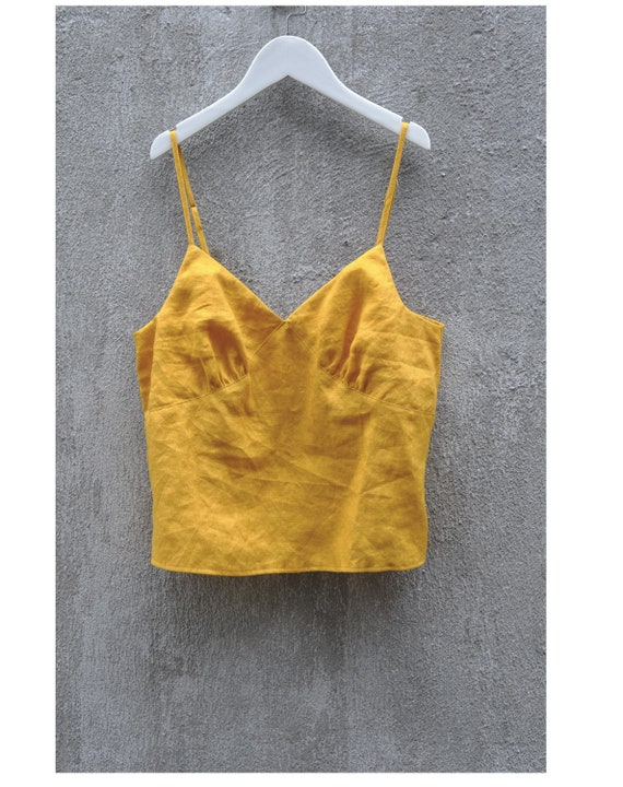 mustard yellow cami