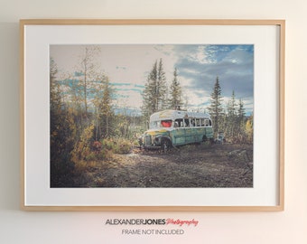 Into The Wild Bus 142 Photo | Alaska Photograph, Into The Wild Movie Art, Landscape Photograph, Magic Bus 142