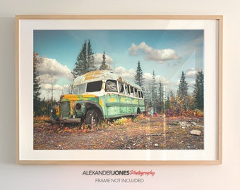 Into The Wild Bus 142 Photo | Alaska Photograph, Into The Wild Movie Art, Landscape Photograph, Magic Bus 142