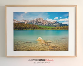 Pyramid Lake Print | Jasper National Park Photograph, Landscape Photograph, Jasper Canada Art