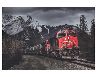 CN Train Print, Canadian National Railway Photography, Wall Art