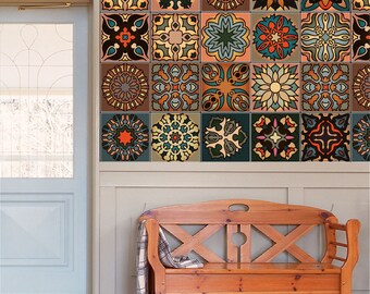 mexicain carrelage céramique fait à la main espagnol influence Talavera Art Mosaïque C#105