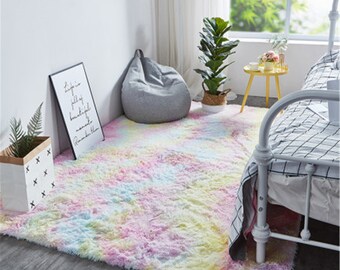 Rainbow Rug Etsy