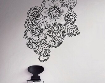 Vinyl Wall Decal Sticker Henna Tattooed Hand OSAA385s