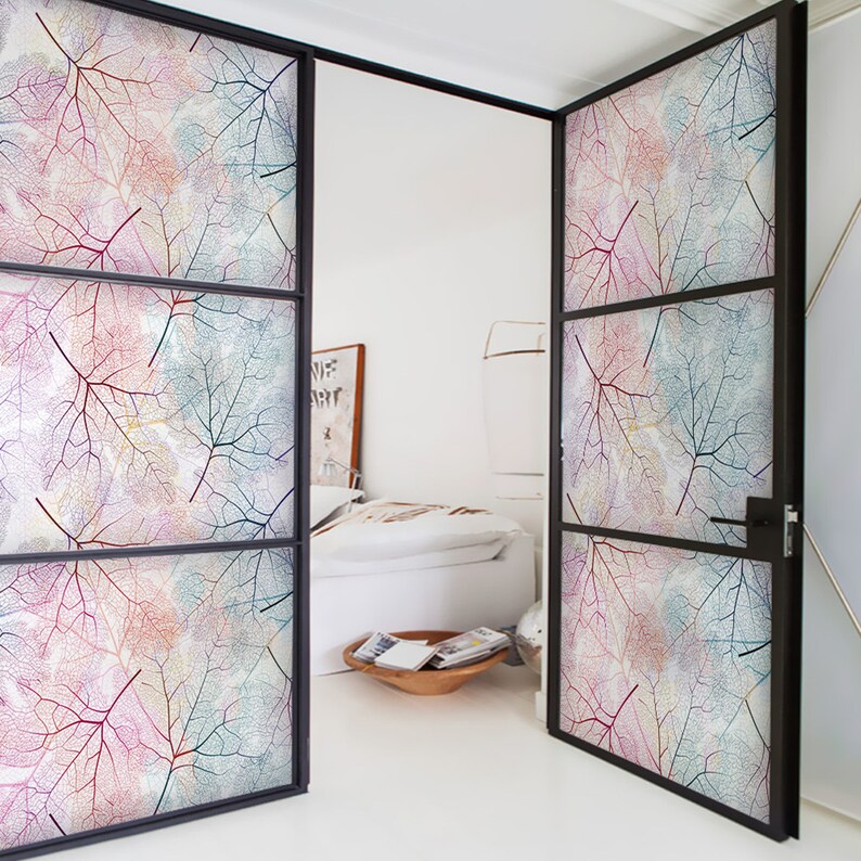 Decorative Stained glass Frosted window film Static window Etsy