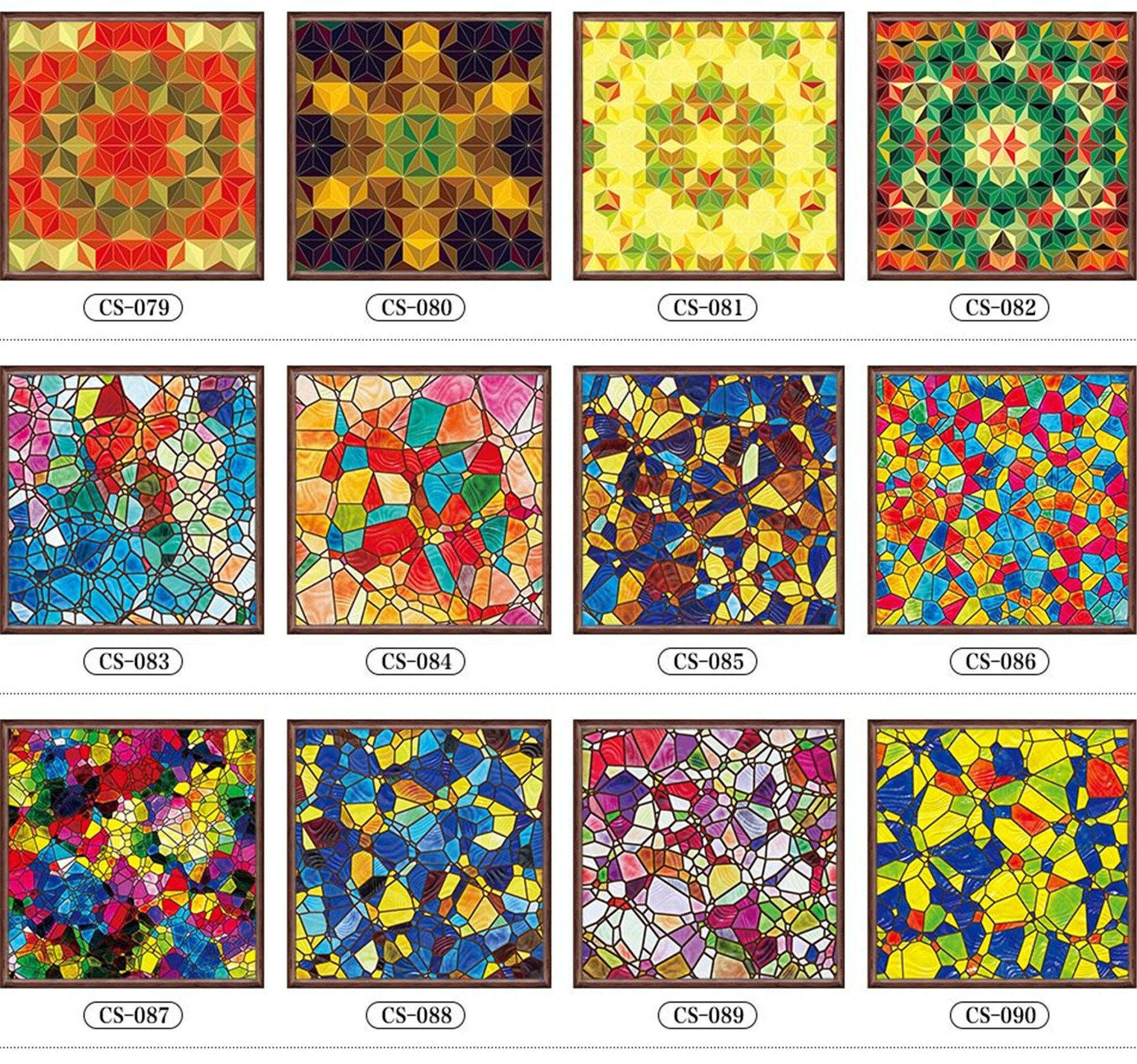 Customized Size Window Film Static Cling European Style Etsy