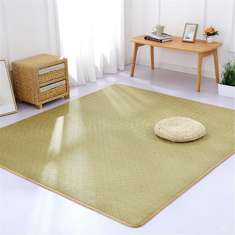 Japanese rattan carpet nordic baby rug children crawling mat Etsy