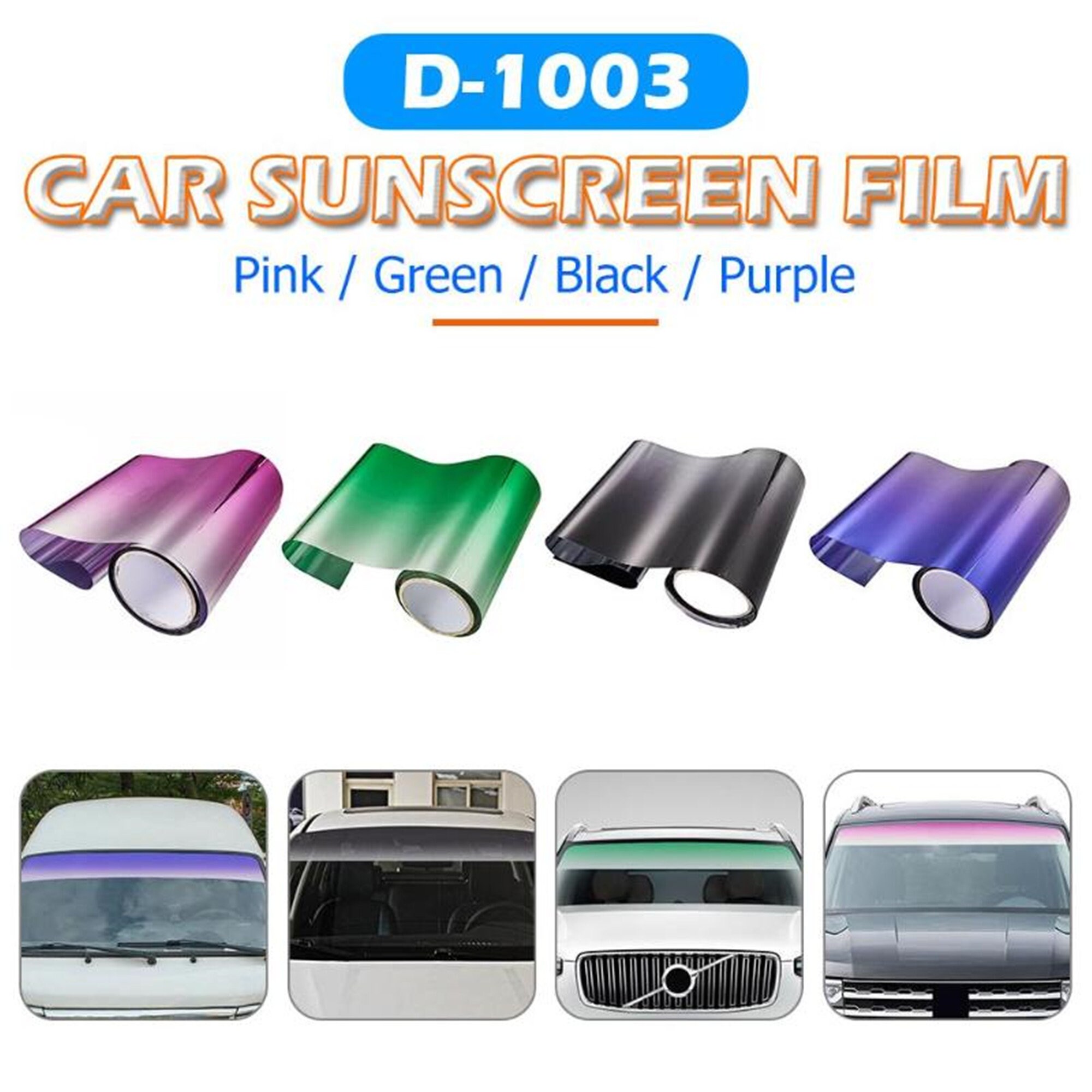 Car Windscreen Sun Shade Visor Film Tint Strip Highgrade Etsy