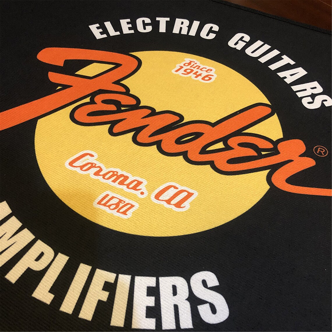 Fender Guitar Rock Round Carpet Floor Mats Printed Area Rug Etsy