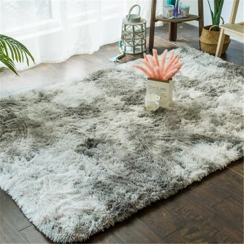Motley Plush Carpets For Living Room Soft Fluffy Rug Home Etsy