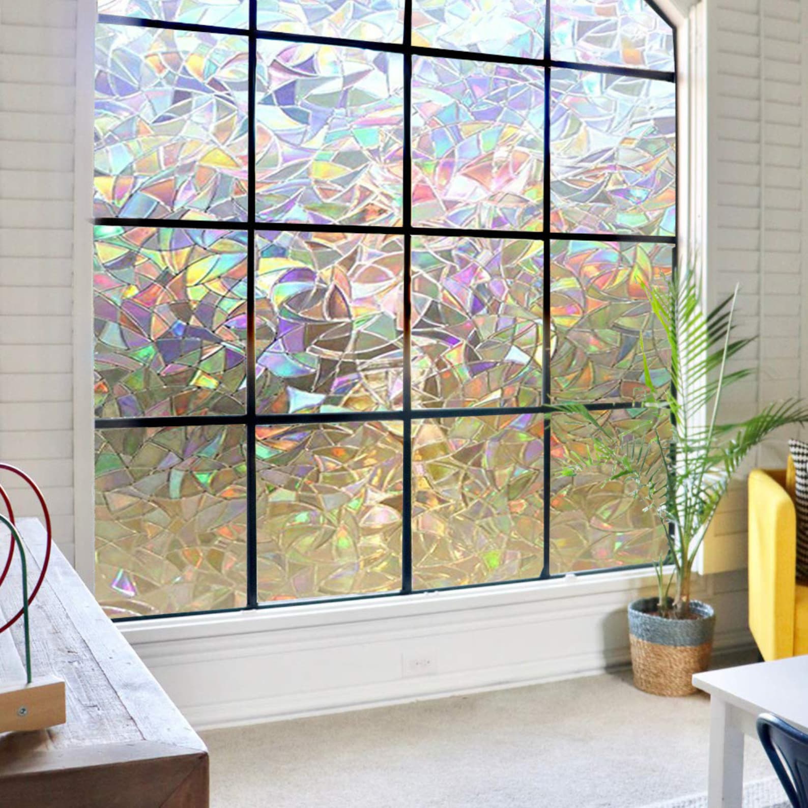 3D privacy Decorative Window Sticker Nonsticky Static Cling Etsy
