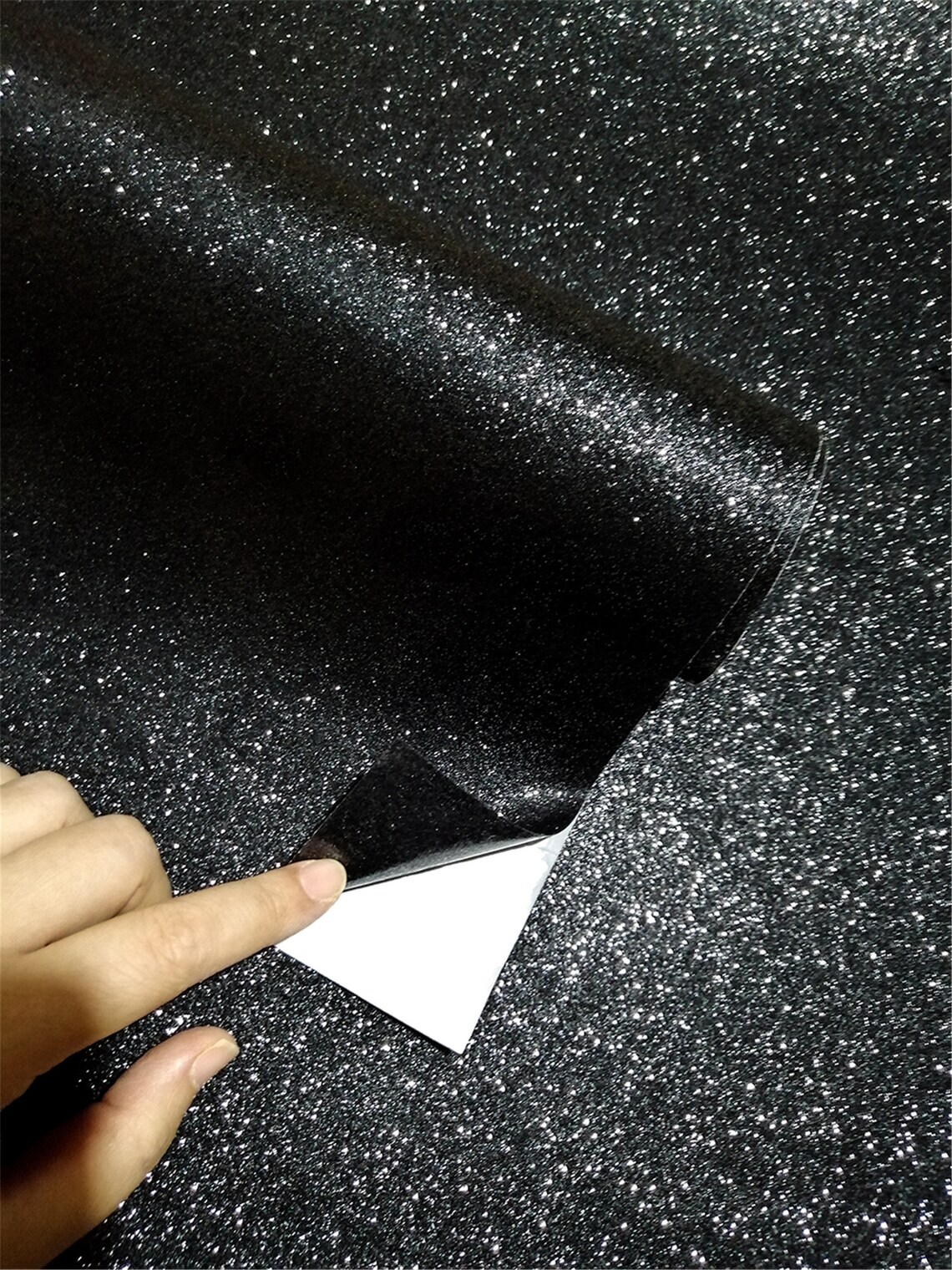 Self Adhesive Glitter Wallpaper for Walls Waterproof Peel and Etsy