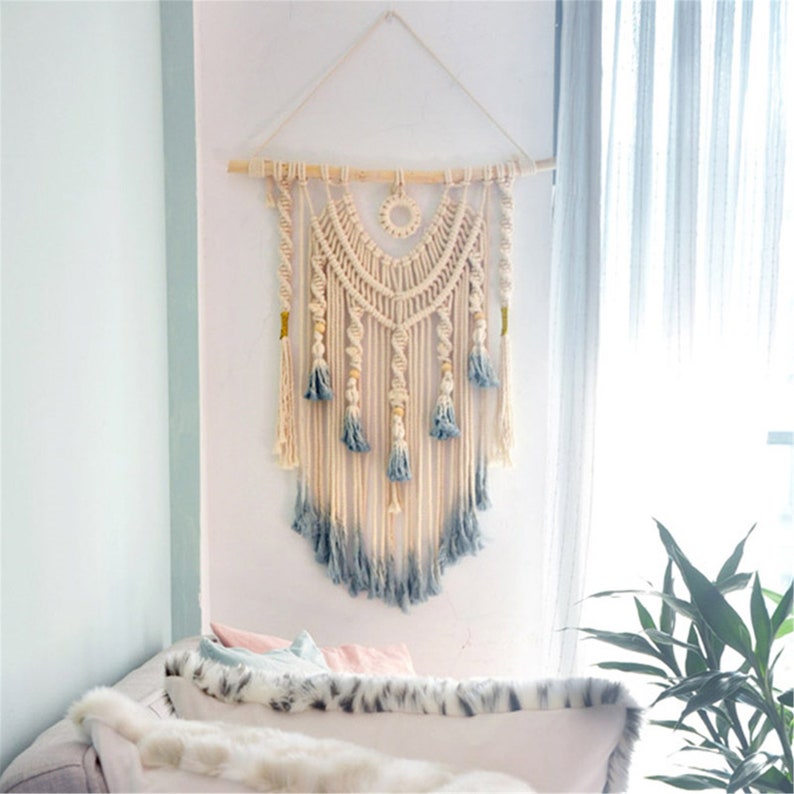 Woven Wall Hanging dream catcher Wall Hanging Large Above Bed Etsy