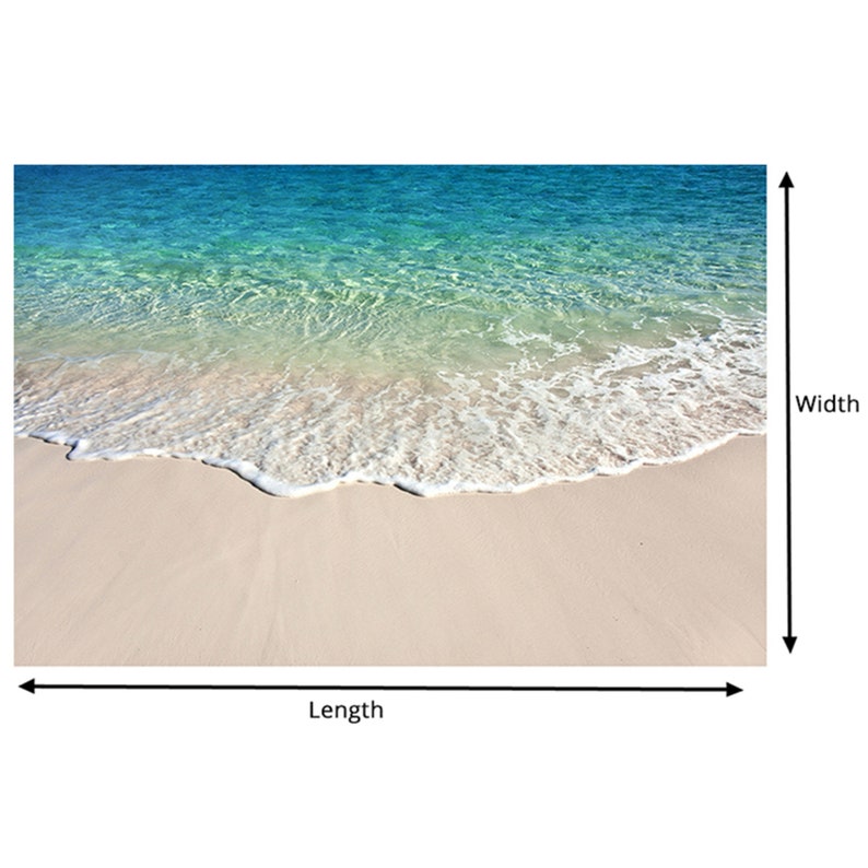 Selfadhesive Floor Mural Photo Wallpaper 3D Seawater Wave Etsy
