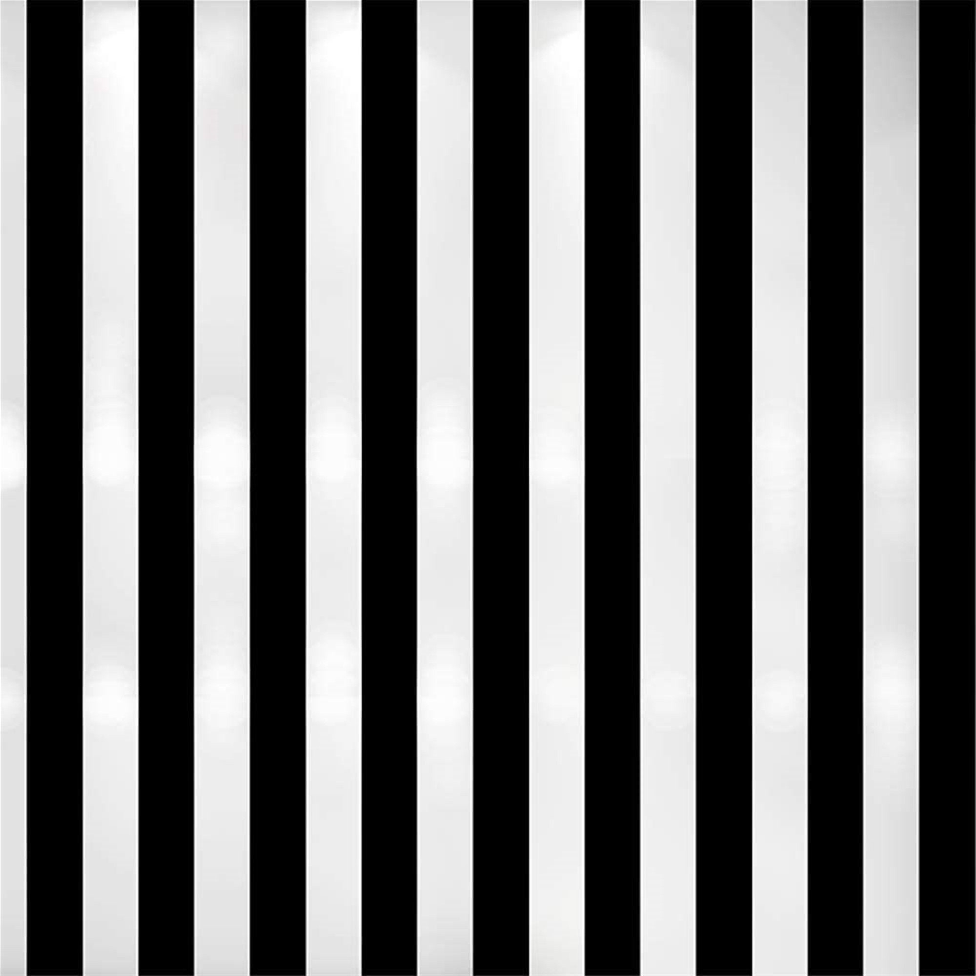 Vinyl Stripe Black And White Peel And Stick Wallpaper Etsy