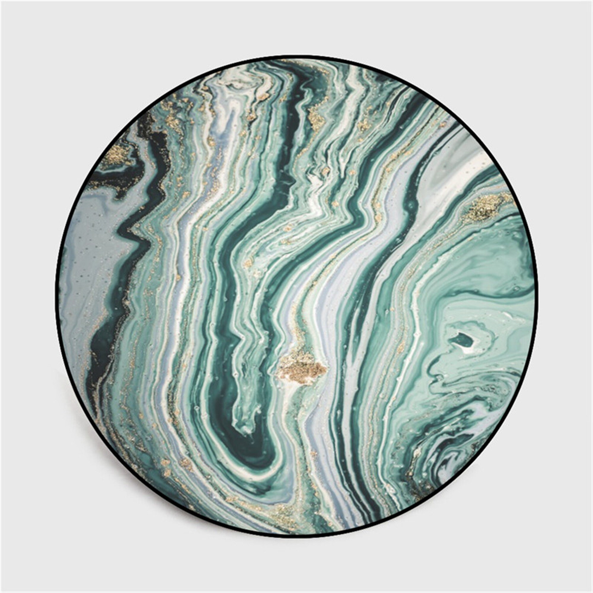 Modern Round Carpet Living Room Decoration Non Slip Area Rugs Etsy