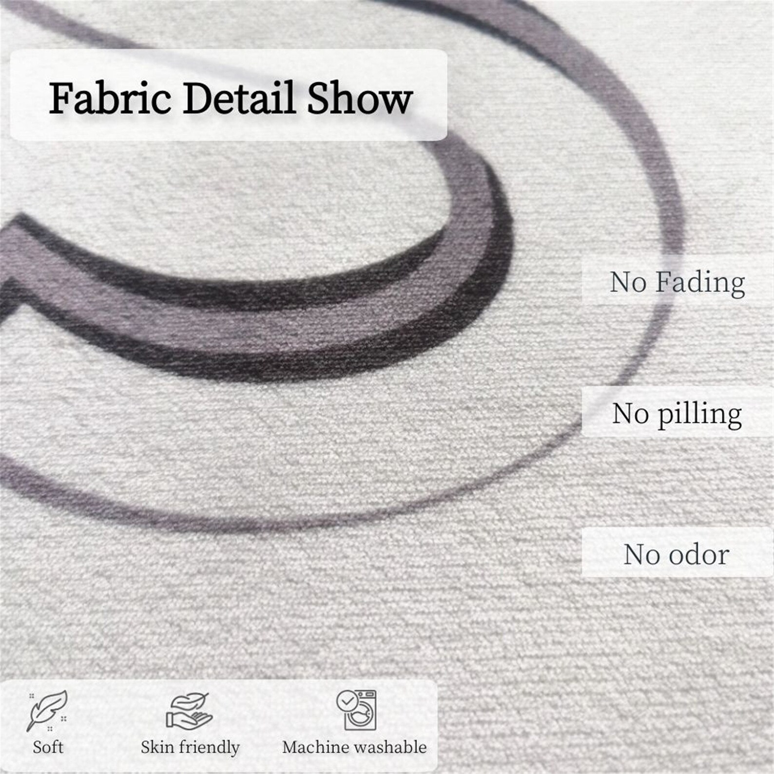 Luxury Black Gray Marble Carpet With Gold Line For Living Room Etsy