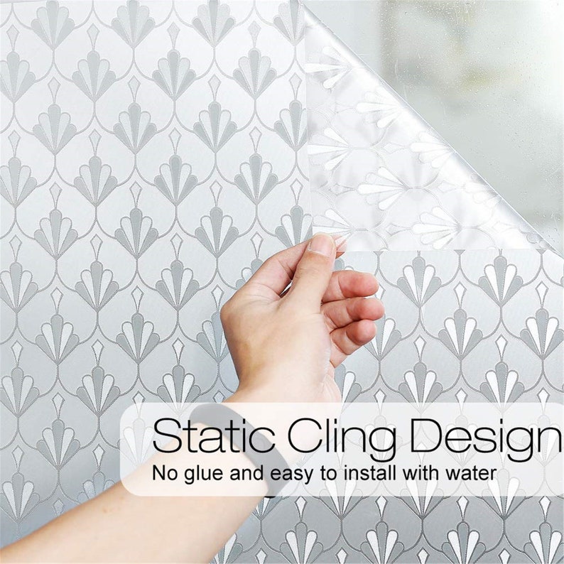 Window Privacy Film Removable Selfadhesive Frosted Glass Film Etsy