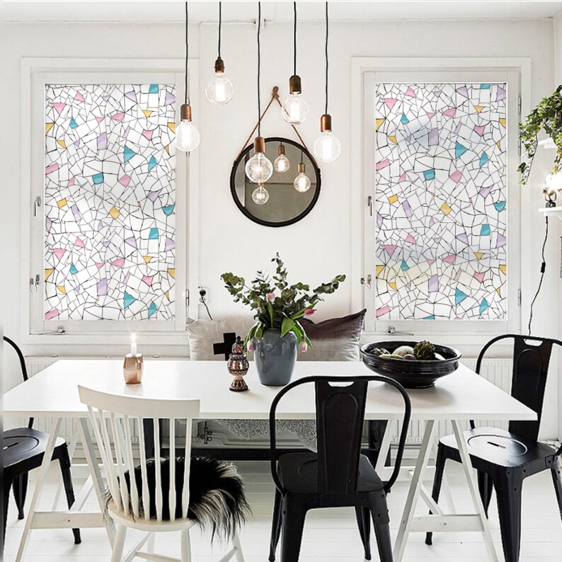 Creative Crack Splice Art Window Films Accessories Stained Etsy