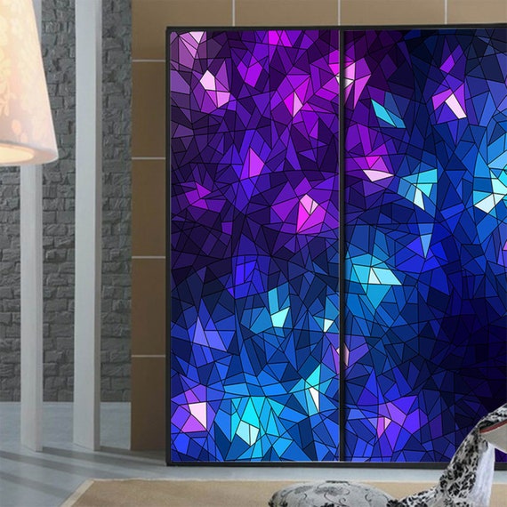 Glass film frosted glass sticker mosaic window sticker Etsy