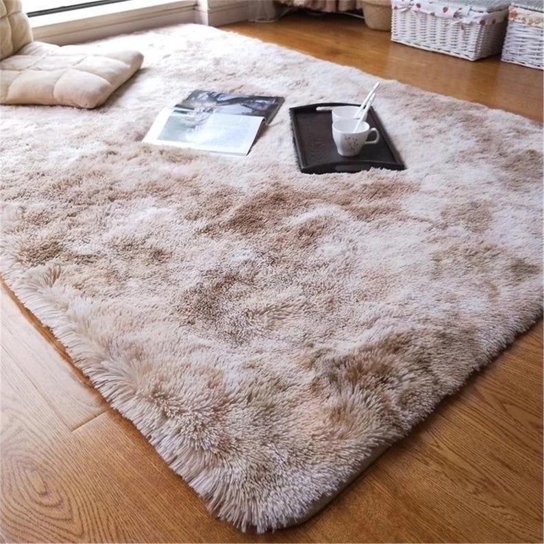 Motley Plush Carpets For Living Room Soft Fluffy Rug Home Etsy