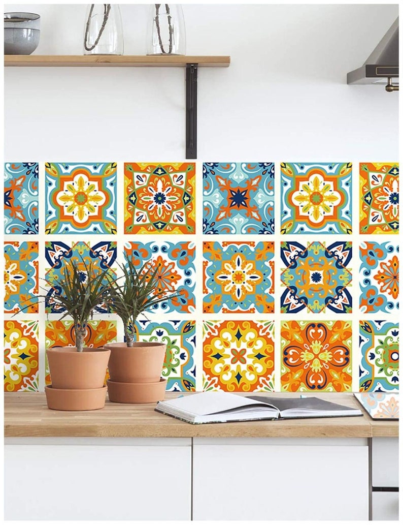 moroccan stick on wall tiles
