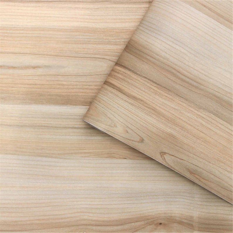 Light Wood Grain Peel And Stick Wallpaper Wood Texture | Etsy