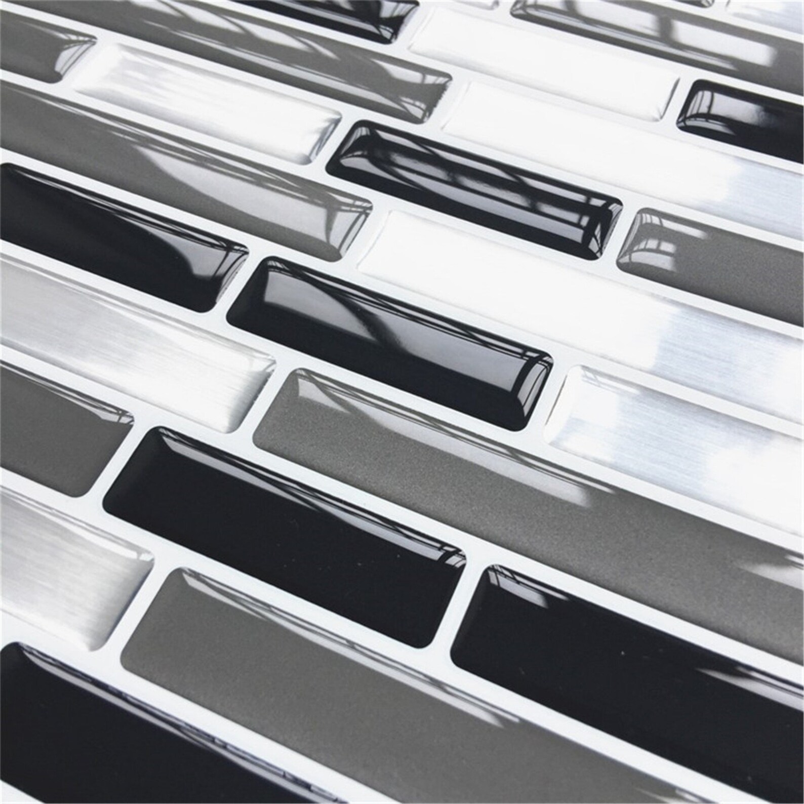 Mosaic Self Adhesive Tile 3D WallPaper Sticker Vinyl Bathroom Etsy