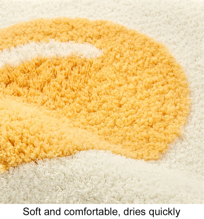 Creative Egg Bath Mat Bathroom Carpet Non Slip Entrance Floor Etsy