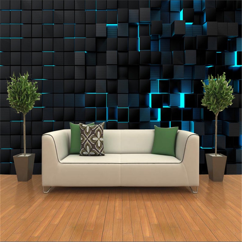 Modern Technology Mural Wallpapers for Office Esports Hall Etsy