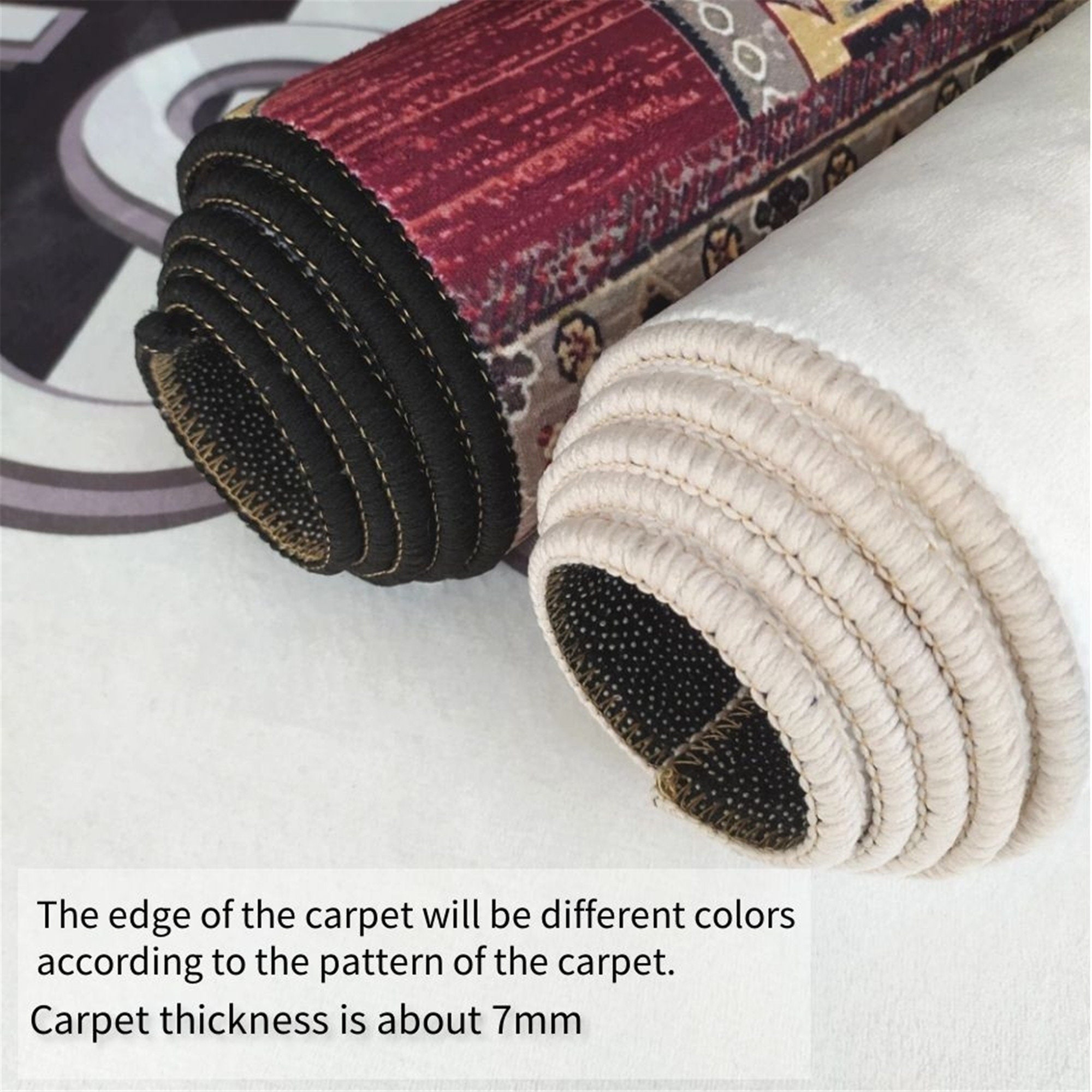 Luxury Black Gray Marble Carpet With Gold Line For Living Room Etsy