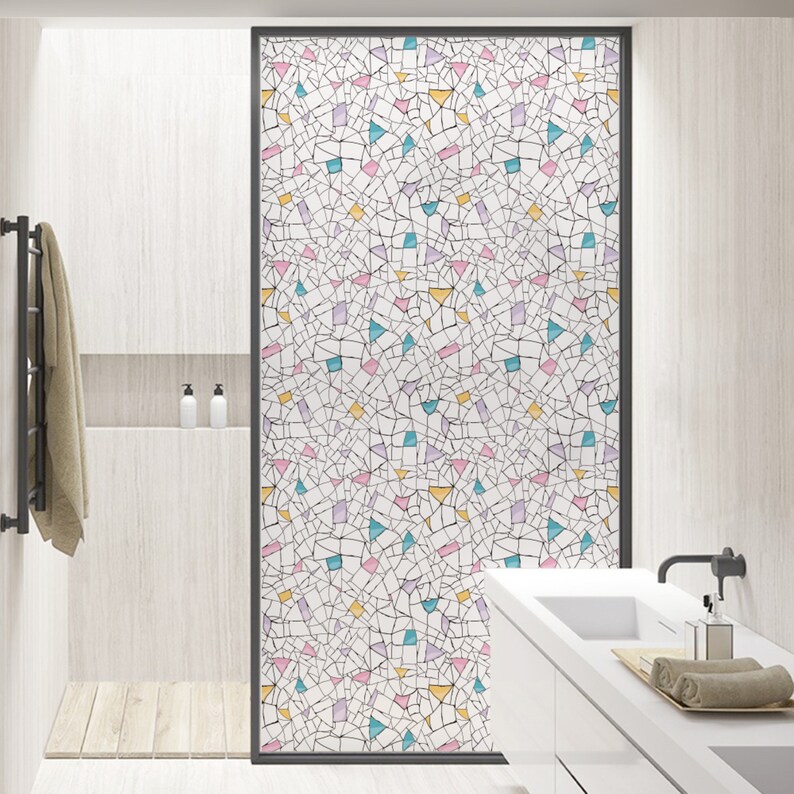 Creative Crack Splice Art Window Films Accessories Stained Etsy