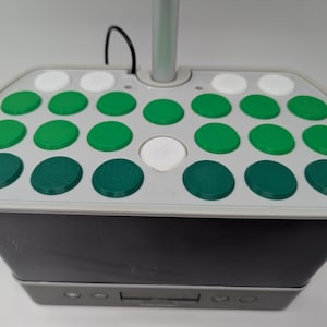 24x AeroGarden Seed Starter Pod Caps – Light Blocking Covers for Seed Starting Tray