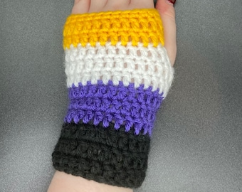 Non-binary Pride Gloves