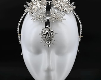 Illumination: Crystal Garden headpiece in Swarovski