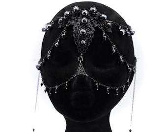 Black Pearl Headpiece