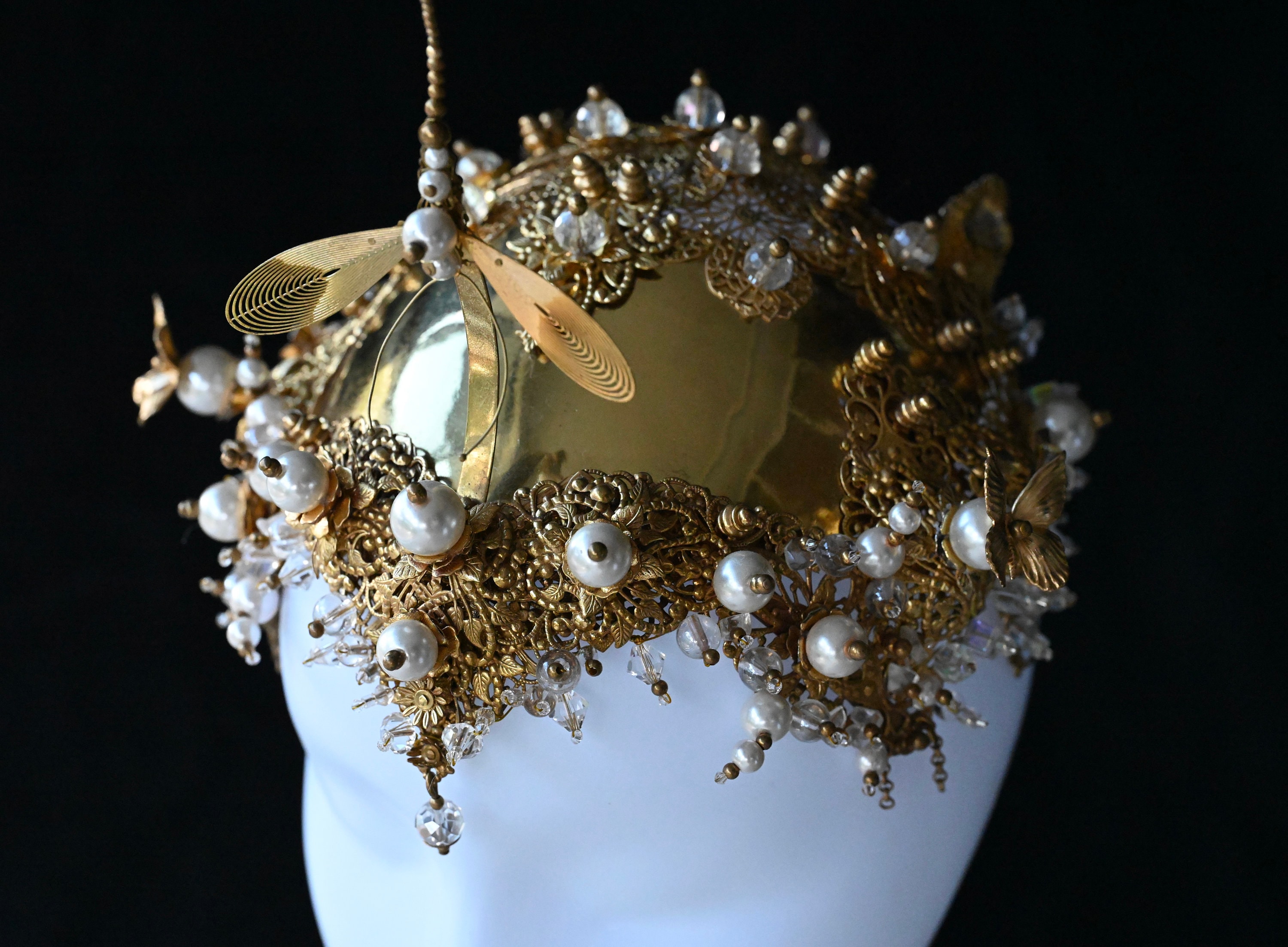 Angel Armour Winged Finial Crown Custom - Etsy