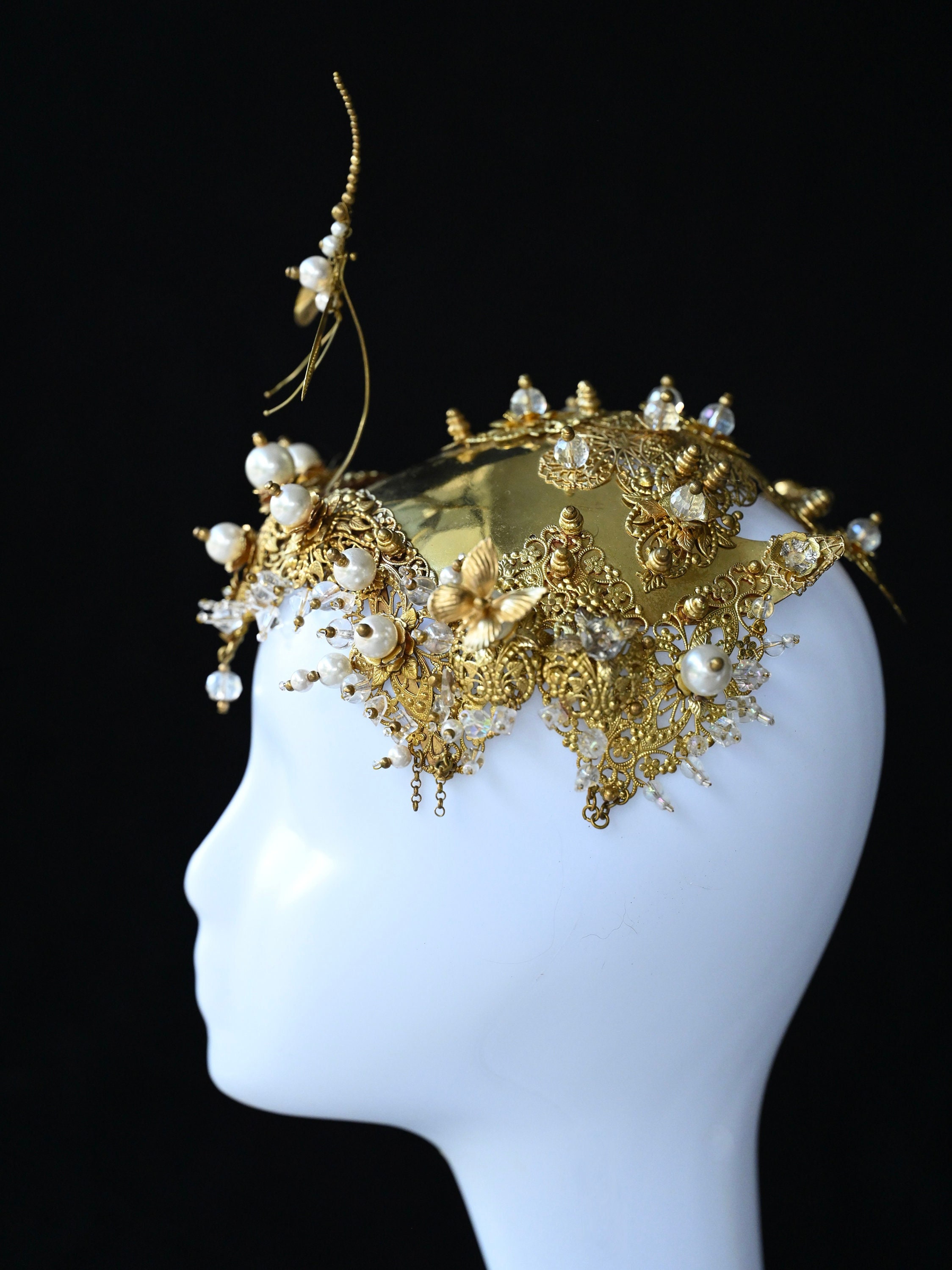 Angel Armour Winged Finial Crown Custom - Etsy