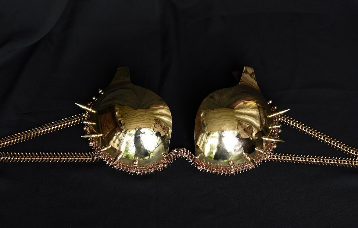 Gold Metal Bra Fully Customisable Art Wear /hire Etsy Australia