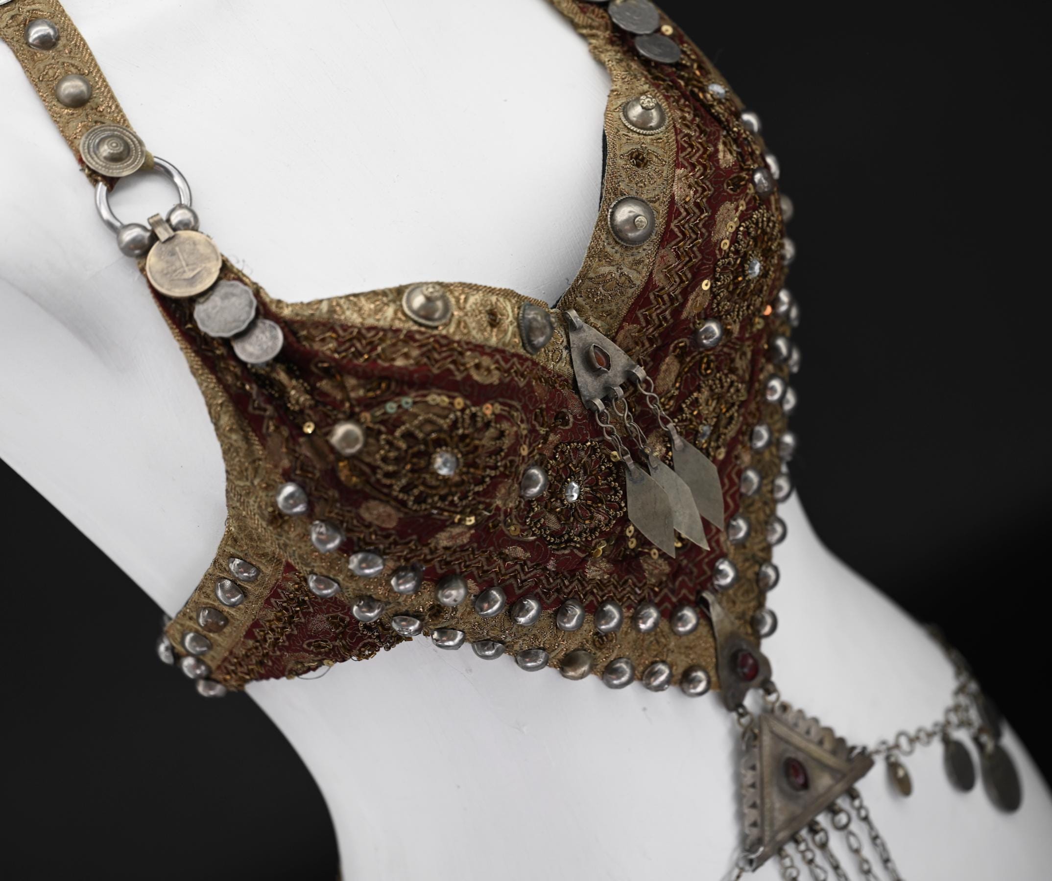 Gypsy Coin KALAE Gypsy Authentic Tribal Coin Bra - Etsy
