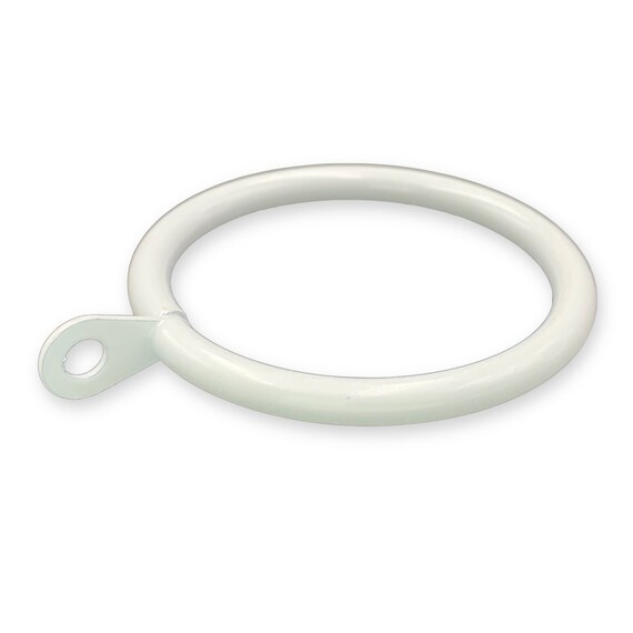 White Bronze Black Curtain Rings With Eyelet 1 5 Inch Heavy Etsy