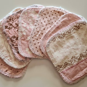 Make-up Entferner - Wiederverwendbare Gesichtstücher - Babytücher 11,5 cm Baumwoll-Flanelltücher