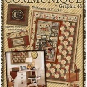 QUILT KIT&quot;: Willmington Prints Fabric, Communique by Graphic 45